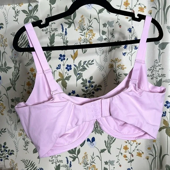 SKIMS Fits Everybody UNLINED UNDERWIRE DEMI BRA‎ CHERRY BLOSSOM size 44DDDD - Picture 5 of 7